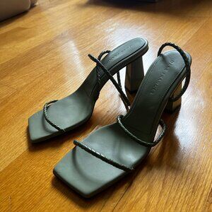 Dear Frances Leather Heeled Sandals (Rohe Sandals)